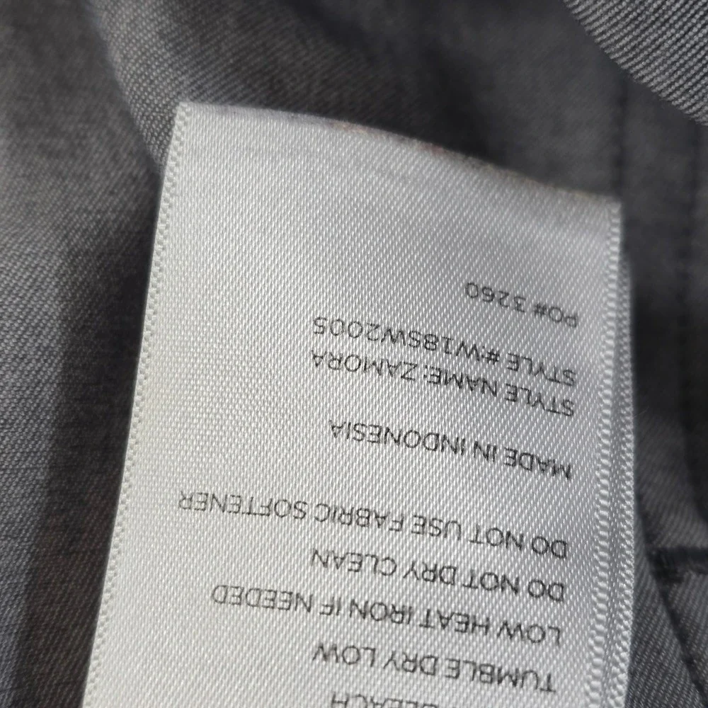 FIGS Technical Collection Charcoal Gray Jogger Scrub Pants Women's Size L‎